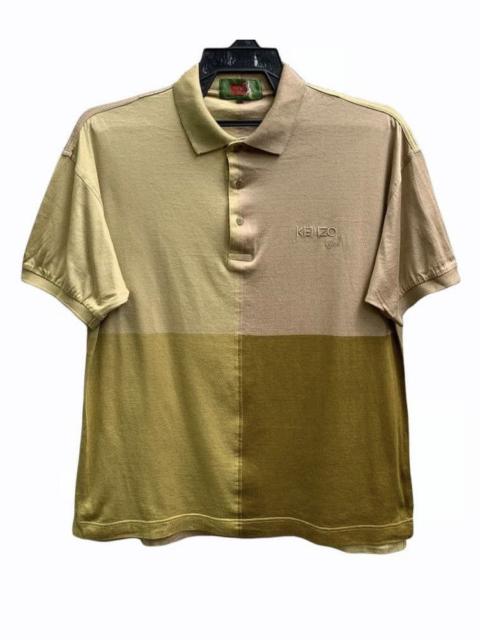 KENZO Kenzo Paris Golf 4 Tone Colour polos shirt