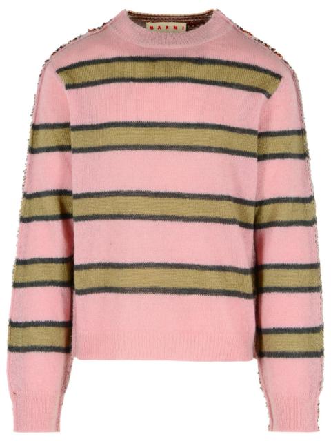 Marni Marni Mohair Blend Sweater Pink Men