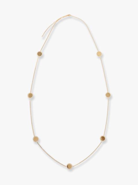 CELINE Celine Medaille Sautoir Metal Necklace Gold