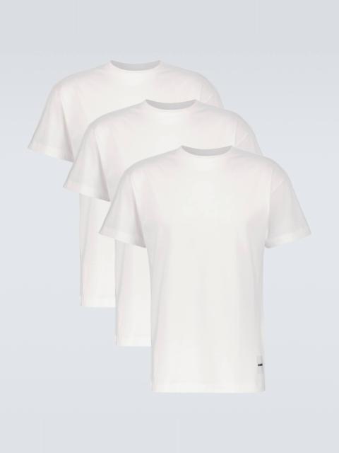 Jil Sander Pack of three cotton T-shirts