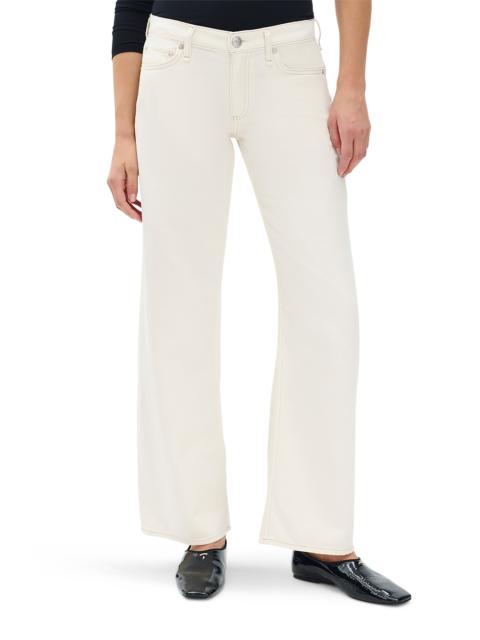 rag & bone rag & bone Saige Featherweight Straight Leg Jeans in Ecru at Nordstrom