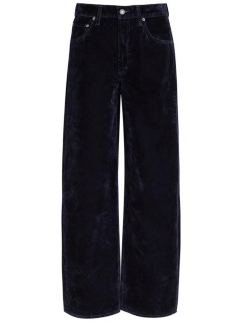 AGOLDE Agolde Low Curve Barrel-leg Velvet Jeans