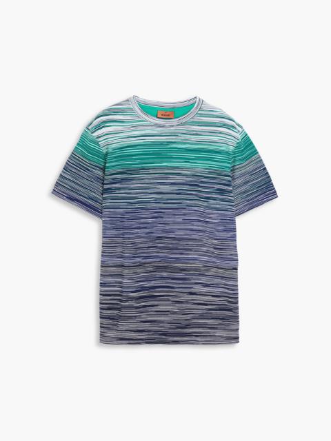 Missoni Space-dyed cotton-jersey T-shirt