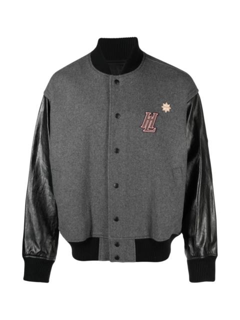 Helmut Lang LOGO VARSITY BOMBER JACKET