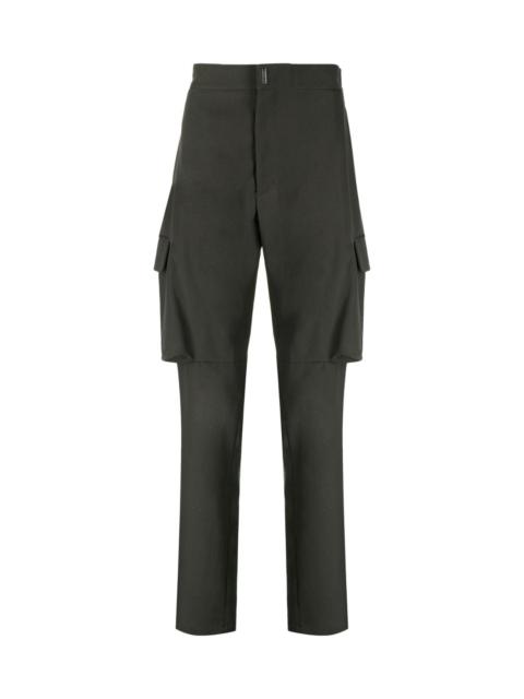 Givenchy STRAIGHT-LEG WOOL CARGO TROUSERS