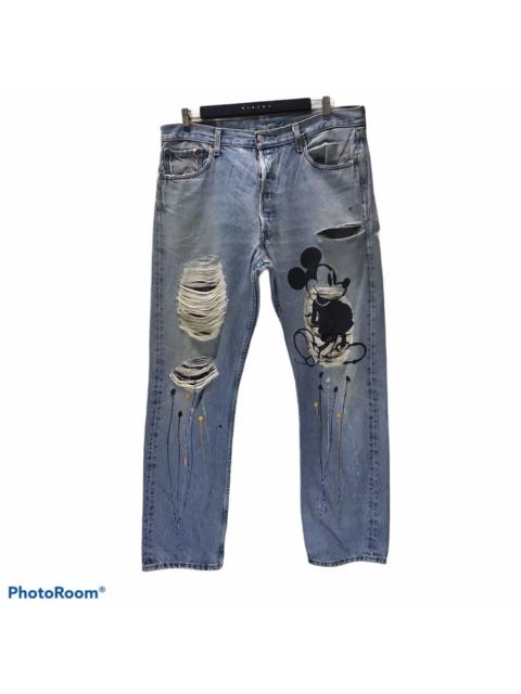 Levi's Vintage 90s Levis 501 Mickey Distressed Jeans