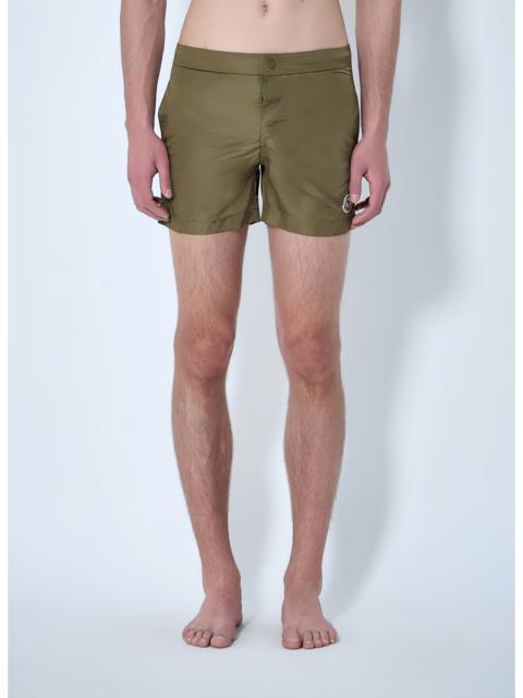 Moncler Moncler Men Elastic Waist Swim Shorts