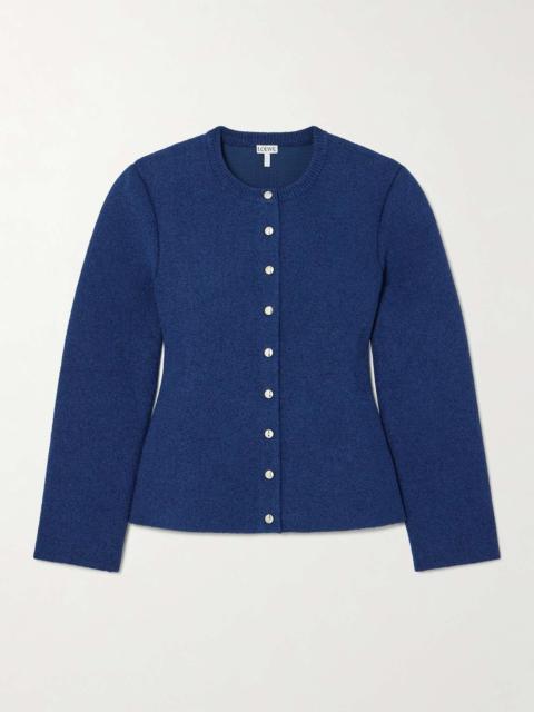 Chenille cardigan Navy