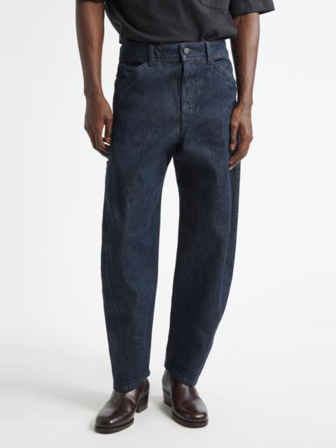 Lemaire Lemaire Twisted Seam Workwear Jeans in Denim Indigo at Nordstrom