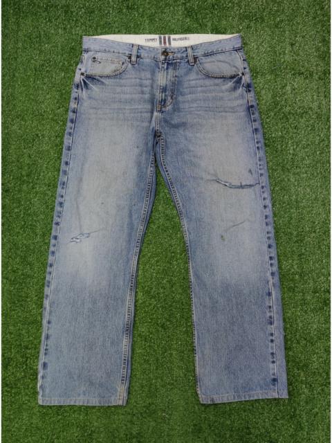 Other Designers Tommy Hilfiger - TOMMY HILFIGER DISTRESSED DENIM(J419)