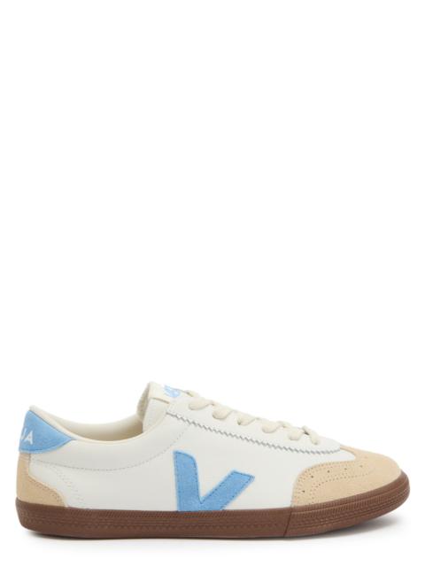VEJA Veja Volley Panelled Grained Leather Sneakers
