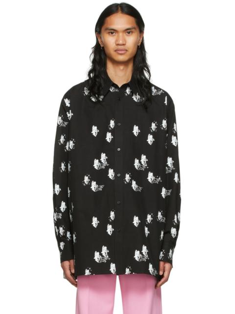 We11done Black Cotton Shirt