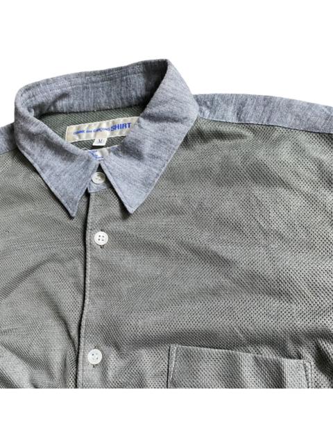 Comme Des Garçons Double Layer Sports Jersey Mesh Shirt