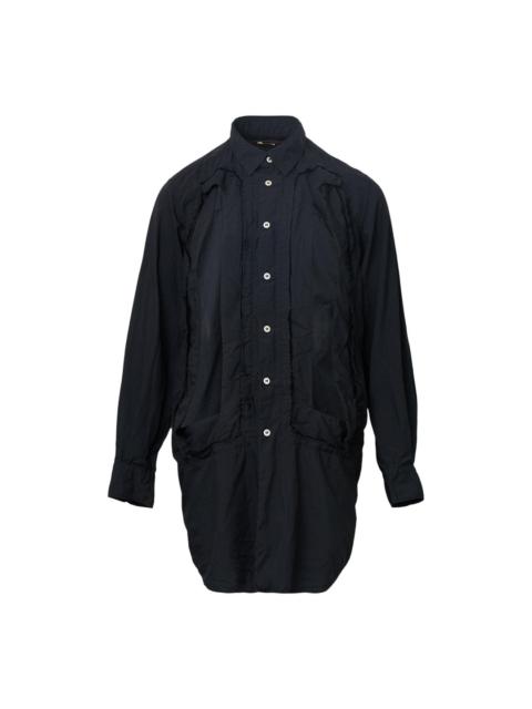 Comme Des Garçons Polyester Broad Cutting Out Blouse