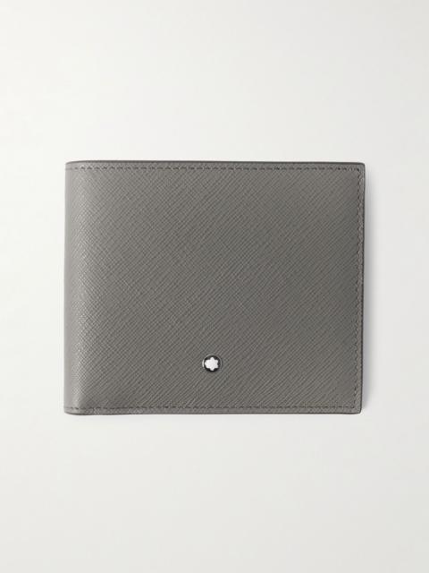 Montblanc Sartorial Cross-Grain Leather Wallet Gray
