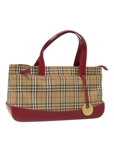 Burberry Burberry Nova Check Hand Bag Canvas Beige