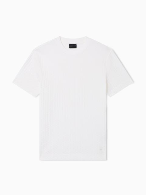 EMPORIO ARMANI ASV US EXCLUSIVE JACQUARD JERSEY T-SHIRT