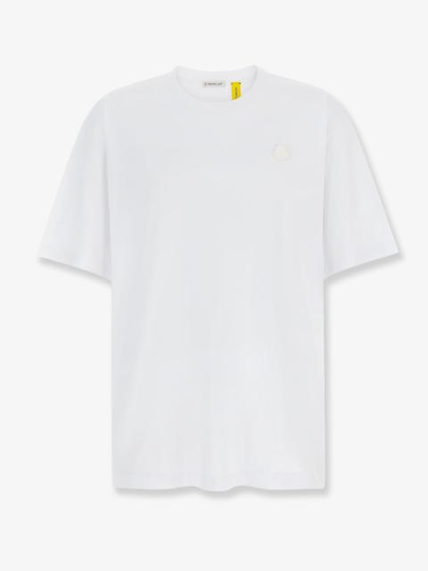 Moncler Moncler Genius Cotton T-Shirt With Logo Patch On The Front
