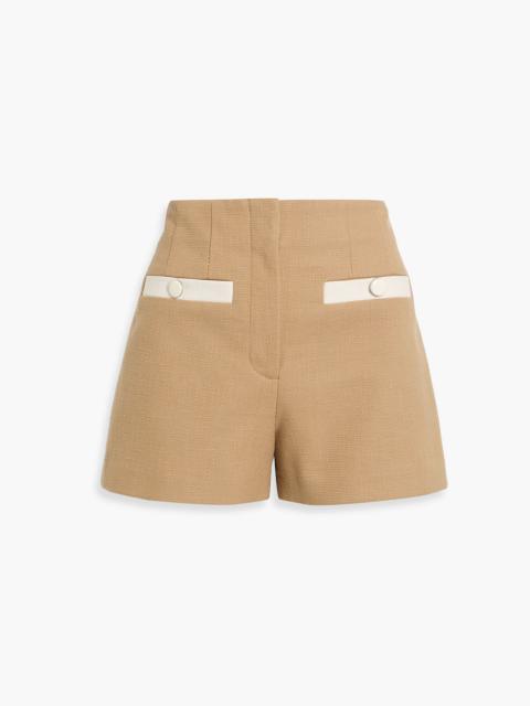 VERONICA BEARD Gershwin cotton-blend tweed shorts