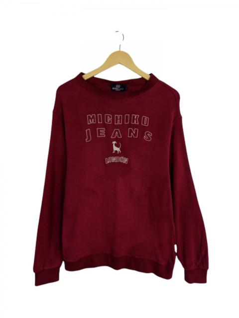 Other Designers Michiko Koshino London - Vtg Michiko London Spell out Sweatshirt Crewneck