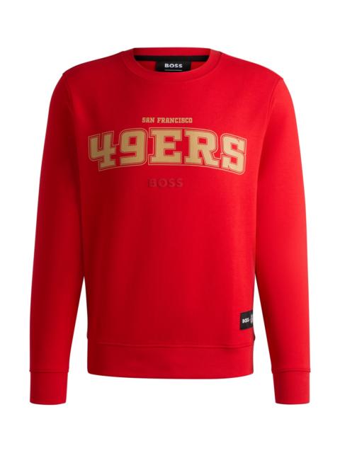 BOSS BOSS X NFL REGULAR-FIT SWEATSHIRT WITH SPECIAL BRANDING