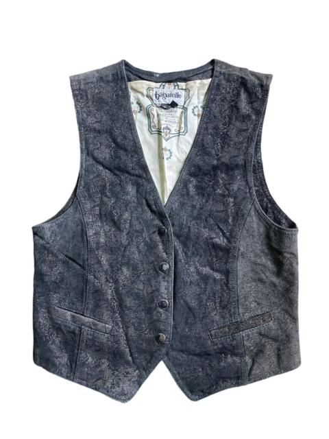 Other Designers Japanese Brand × Leather × Vintage - Vintage Bagatelle Vest Suede Leather Jacket