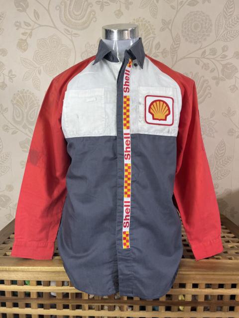 Shell Japan Uniform Workers Racing Vintage Long Sleeves