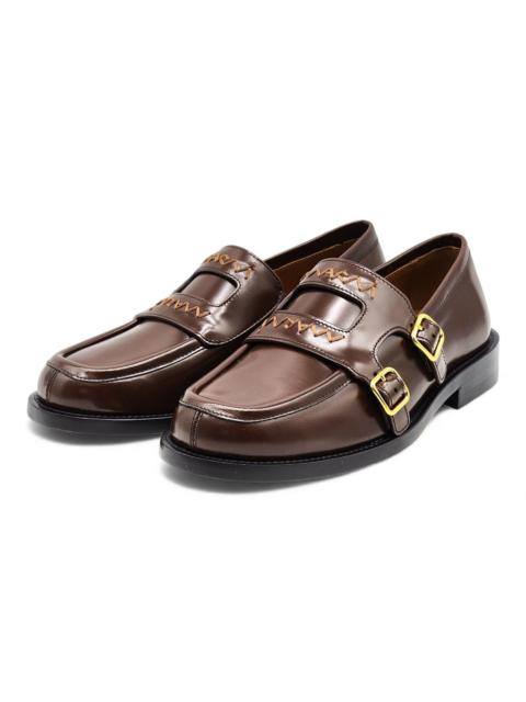 Marni Bambi 3.0 Leather Women’s Loafers Brown EU 38.5 US 8.5 $1100