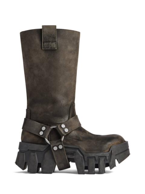 Men's Bulldozer Harness Boot in Black