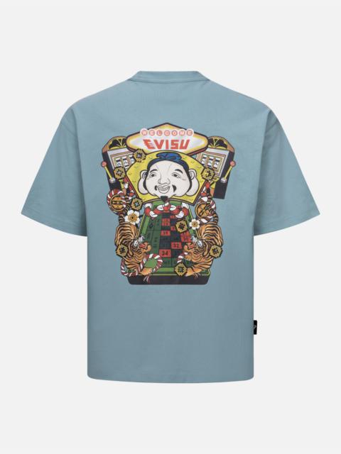 EVISU LUCKY SLOT MACHINE PRINT LOOSE FIT T-SHIRT