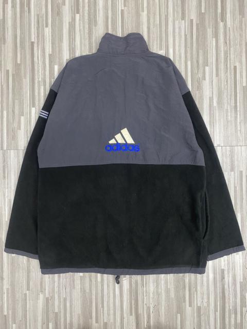 adidas Vtg Adidas half fleece jacket