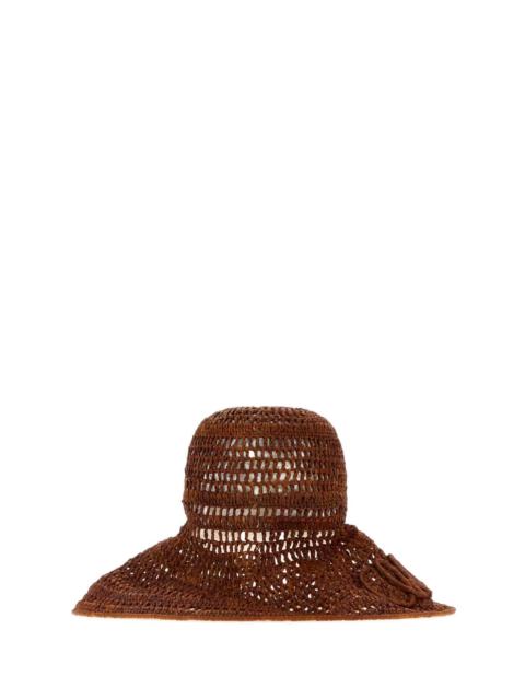 Chloé Chloe Women Brown Raffia Hat