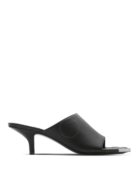 Burberry Leather Slip On Duck Mules