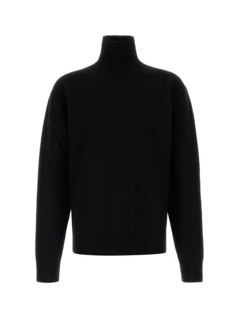 Jil Sander Jil Sander Men Black Wool Sweater