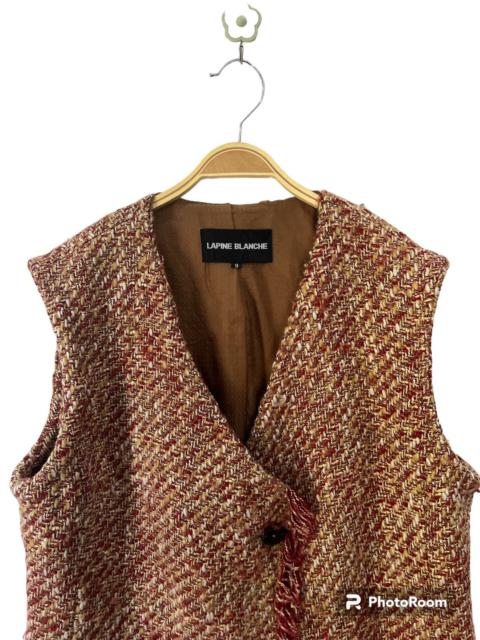 Other Designers Vintage - Knit Wool Lapine Blanche Vest