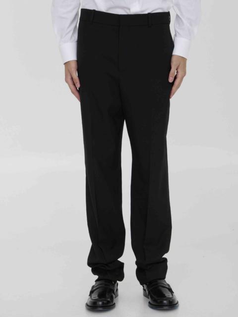 Saint Laurent Men Wool Gabardine Trousers