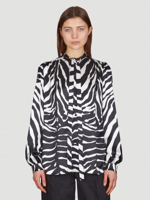 Dolce & Gabbana Zebra Print Shirt