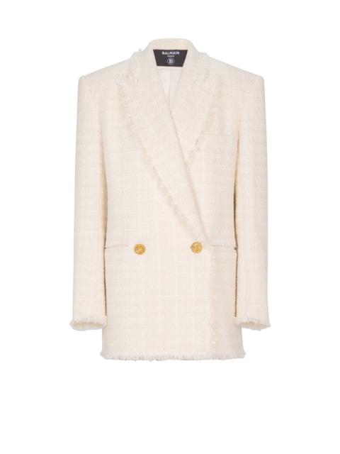 Balmain 2-button tweed jacket