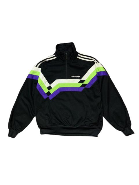 adidas Vintage ADIDAS Pullover Jacket Striking Colour Block