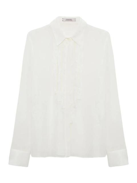 DOROTHEE SCHUMACHER SHEER TWIST BLOUSE