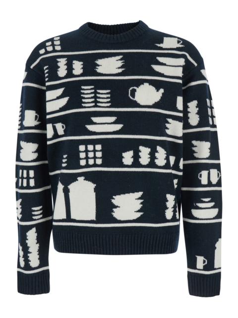 Other Designers Jw Anderson Men Crockery Jacquard Jumper
