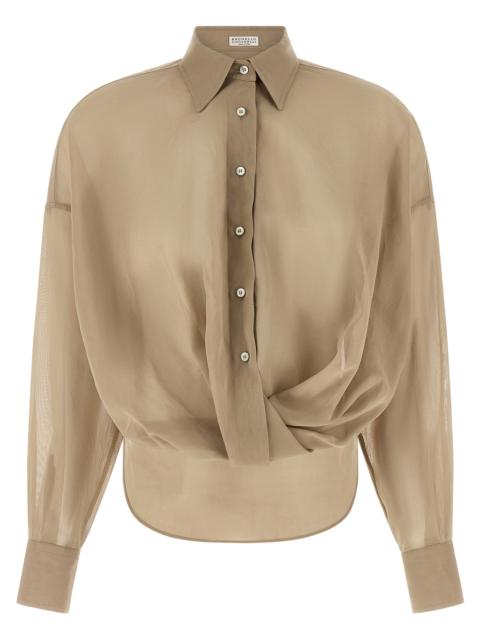 Brunello Cucinelli Brunello Cucinelli Women Taffeta Shirt