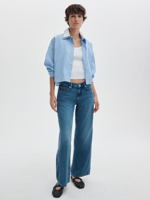 rag & bone Saige Ankle Relaxed Straight Jeans
Featherweight in River