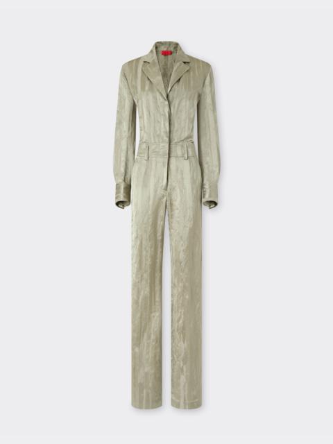 Ferrari Striped jacquard jumpsuit