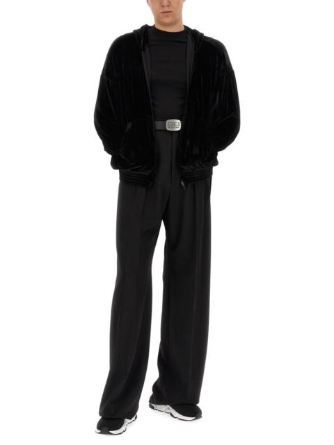 BALENCIAGA Balenciaga Men Velvet Sweatshirt