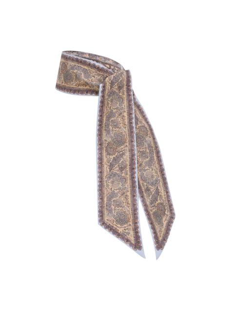 Zimmermann PRINTED SILK RIBBON SCARF