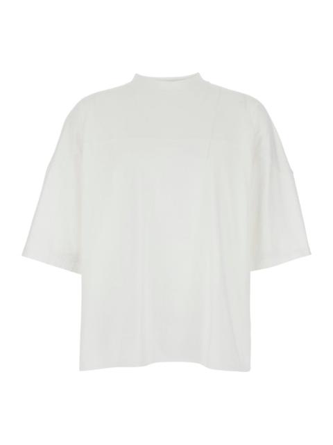 JACQUEMUS Jacquemus Men 'Le T-Shirt Atelier' White Crewneck T-Shirt In Cotton Man