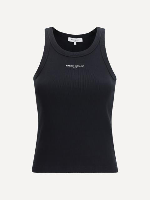 Maison Kitsuné Ribbed tank Top