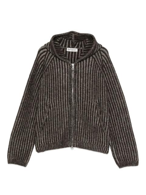 Our Legacy striped hooded cardigan