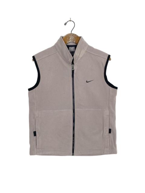 Nike Rare‼️ Nike Gilet Fleece Embroidery Small Logo